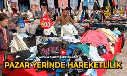 Pazar yerinde hareketlilik