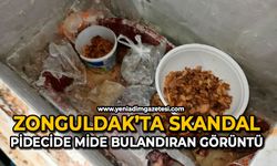 Zonguldak’ta skandal: Pidecide mide bulandıran görüntü