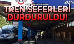 Son dakika açıklaması geldi: Tren seferleri durduruldu