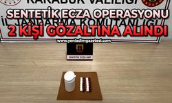 Sentetik ecza operasyonu: 2 kişi gözaltına alındı