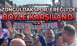 Zonguldakspor Ereğli'de böyle karşılandı: İşte o görüntüler