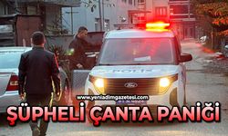 Şüpheli çanta paniği