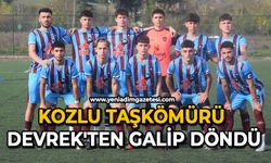 Kozlu Taşkömürü Devrek'ten galip döndü