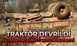 Traktör devrildi: 46 yaşındaki sürücü hayatını kaybetti