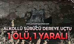 Kontrolden çıkan otomobil dereye uçtu: 1 ölü, 1 yaralı