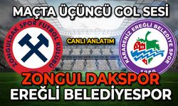 Zonguldakspor, Ereğli Belediyespor karşılaşmasında üçüncü gol sesi
