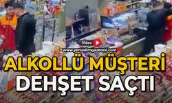 Alkollü müşteri, akaryakıt istasyonu çalışanını böyle darbetti