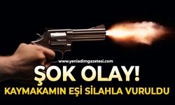 Kaymakamın eşi silahla vuruldu