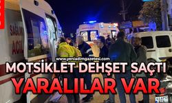 Motosiklet ortalığı savaş alanına çevirdi: Yaralılar var