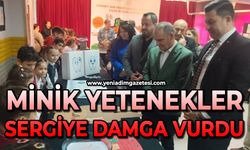 Minik yetenekler sergiye damga vurdu