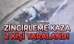 Zincirleme kaza: 2 motosiklet sürücüsü yaralandı