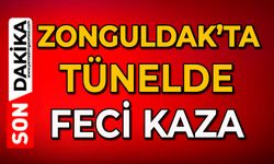 Zonguldak’ta tünelde feci kaza