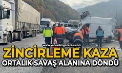 Zincirleme kaza: Ortalık savaş alalına döndü