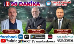90 Dakika 15 Aralık Pazartesi KANAL Z'de