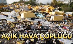 Açık hava çöplüğü: Güveç bile var