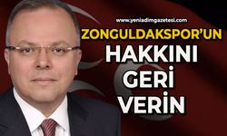 Murat Kotra Zonguldakspor’un hakkını geri verin