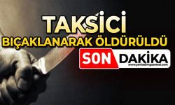Taksici bıçaklanarak öldürüldü
