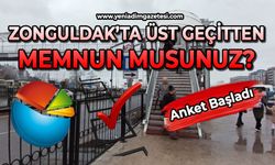 Zonguldak'ta üst geçitten memnun musunuz?