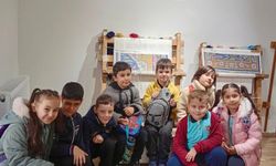 İlkokul öğrencileri Hereke halısının yapım aşamalarını inceledi