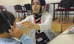 İlkokul öğrencilerine işitme testi yapıldı