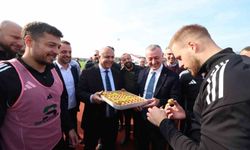 Kocaelispor'a Kasımpaşa maçı öncesi baklavalı moral