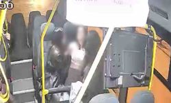 Otobüs şoförlerinin duyarlılığı araç içi kamerasına yansıdı