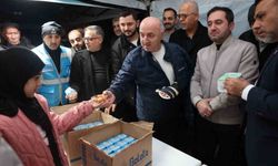 Vatandaşlara lokma ikram edildi