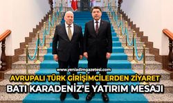 Avrupalı Türk girişimcilerden ziyaret: Batı Karadeniz’e yatırım mesajı