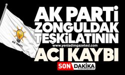 AK Parti Zonguldak teşkilatının acı kaybı!