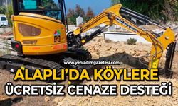 Alaplı'da köylere ücretsiz cenaze desteği