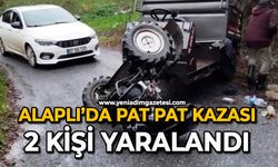 Alaplı'da pat pat kazası: 2 yaralı