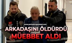 Arkadaşını öldürdü: Müebbet aldı