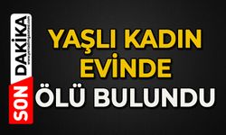 Yaşlı kadın evinde ölü bulundu
