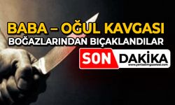 Baba–oğul kavgası: Boğazlarından bıçaklandılar