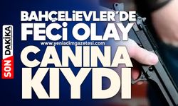 Bahçelievler’de feci olay: Canına kıydı