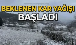 Beklenen kar yağışı etkili olmaya başladı