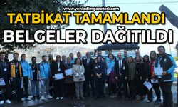 Tatbikat tamamlandı: Belgeler dağıtıldı