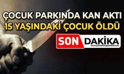 Çocuk parkında kan aktı: 15 yaşındaki çocuk hayatını kaybetti