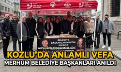 Kozlu’da anlamlı vefa: Merhum belediye başkanları anıldı