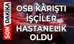 OSB karıştı: İşçiler hastanelik oldu