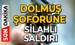 Dolmuş şoförüne silahlı saldırı