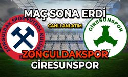 Zonguldakspor-Giresunspor maçı sona erdi