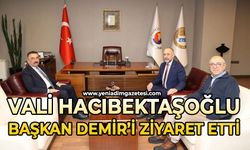 Vali Hacıbektaşoğlu, Başkan Demir’i ziyaret etti