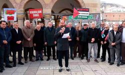 Kastamonu'da vatandaşlar Filistin için ses yükseltti