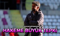 Hakeme büyük tepki