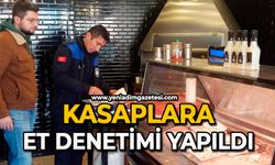 Kasaplara et denetimi yapıldı
