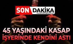 Zonguldak’ta 45 yaşındaki kasap kendini iş yerinde astı