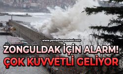 Zonguldak kırmızı alarm: Çok şiddetli geliyor!