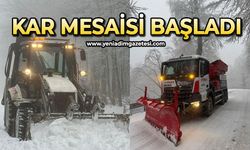 Yüksek kesimlerde kesintisiz kış mesaisi başladı