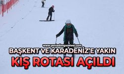 Başkent ve Karadeniz’e yakın kış rotası açıldı